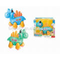 Cute Cartoon Dog Pull Line Jouets, train en plastique avec Bell